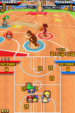 Mario Basketball 3 on 3 on Medusa